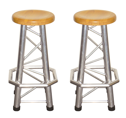 Pair of Gantry Stools - Ch